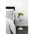 thumbnail image 2 of NextWall Metallic Silver Delicate Branches Peel and Stick Wallpaper, 2 of 8