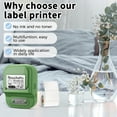 thumbnail image 2 of Sylvtty Label Maker Machine Portable Thermal Label Printer Bluetooth-compatible Mini Label Printer with Tape for Small Business Home School Office Barcode Address, 2 of 7