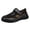 Black_008, variant on Domuza Men's Summer Casual Comfortable Closed Toe Leather Handmade Sandals Outdoor Fisherman Beach Shoes For Outdoor Walking Driving Black 9 (EU-43)