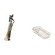 thumbnail image 5 of Juego de figuras de mujeres africanas que incluye estatua de dama tribal, adorno de resina, bandeja rectangular para servir y bandeja de almacenamient, 5 of 8