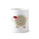 thumbnail image 1 of Calcetines de dibujos animados ovejas sombrero de Navidad Titular de cepillo de dientes de cerámica taza de regalo pluma blanco taza 350ml, 1 of 2