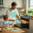 thumbnail image 1 of Xuniizn Polyester Apron Easter Cooking Apron Insulated Mitts Insulated Pads Three Piece Set Suspender Apron Kitchen Cooking Apron BBQ Apron Holiday Decorative Sleeveless Apron, 1 of 6