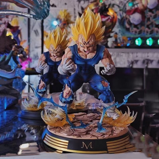 28 cm Dragon Ball Z Majin Vegeta Figuras de acción Juguetes Anime ...