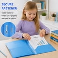 thumbnail image 6 of Plastic Folders with Pockets,9.45"x11.42" 2-Pocket Folder with Metal Fastener,Heavy Duty Durable File Folders,Waterproof Folder Perfect for Organizing and Color-Coding Documents(Green), 6 of 9