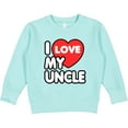 thumbnail image 2 of Inktastic I Love My Uncle Toddler Sweatshirt, 2 of 4