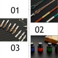 thumbnail image 3 of Glass Pen Set for Writing Use with Wooden Calligraphy Pen Set, 3 of 5