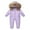 Purple, variant on MEZZALL Winter Overalls Ski Suits Baby Boys Girls Windproof Snowboard Hooded Jumpsuits Snowsuit Jackets Coats Versatile Infants Dailywear, Purple, 12-24 Months