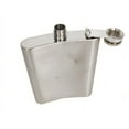 thumbnail image 2 of INTBUYING 7oz Stainless Steel Whiskey Alcohol Pocket Flask with Portable Funnel, 2 of 4