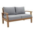 thumbnail image 3 of Modway Marina 5 Piece Outdoor Patio Teak Set in Natural Gray, 3 of 8