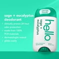 thumbnail image 4 of hello White Sage + Eucalyptus Deodorant With Shea Butter for Women + Men, Aluminum Free, Baking Soda Free, Parabens Free, 24 Hour Odor Protection, 2.6 Ounce, 2 Pack, 4 of 7