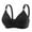 #5- Black, variant on Wireless Bras for Women No Underwire Push up Bralette Padded Triangle Adjustable Strap Corset Bra Full Coverage Crop Cami Top Comfy Lingerie Purple M