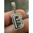 thumbnail image 6 of 2ct D Color Baguette Cut Moissanite A-Z Initials Letter Iced Out Pendant 1.25" 14k Gold Plated Solid 925 Sterling Silver Necklace By Classy Jewels, 6 of 6