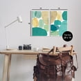 thumbnail image 4 of Stupell Industries Abstract Green Geometric Abstract Painting Unframed Art Print Wall Art, 13 x 19, 4 of 8