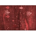 thumbnail image 1 of Ahgly Company Indoor Rectangle Abstract Red Contemporary Area Rugs, 7' x 9', 1 of 4