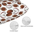 thumbnail image 3 of Pofeuu Football Print Polyester Microfiber Plush Pillowcases, Super Soft and Cozy Pillow Case Covers with Envelop Closure（Pillow core not included）-16"x24", 3 of 6
