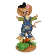 Annalee Garden Scarecrow Mouse, 5 inch Collectible Figurine