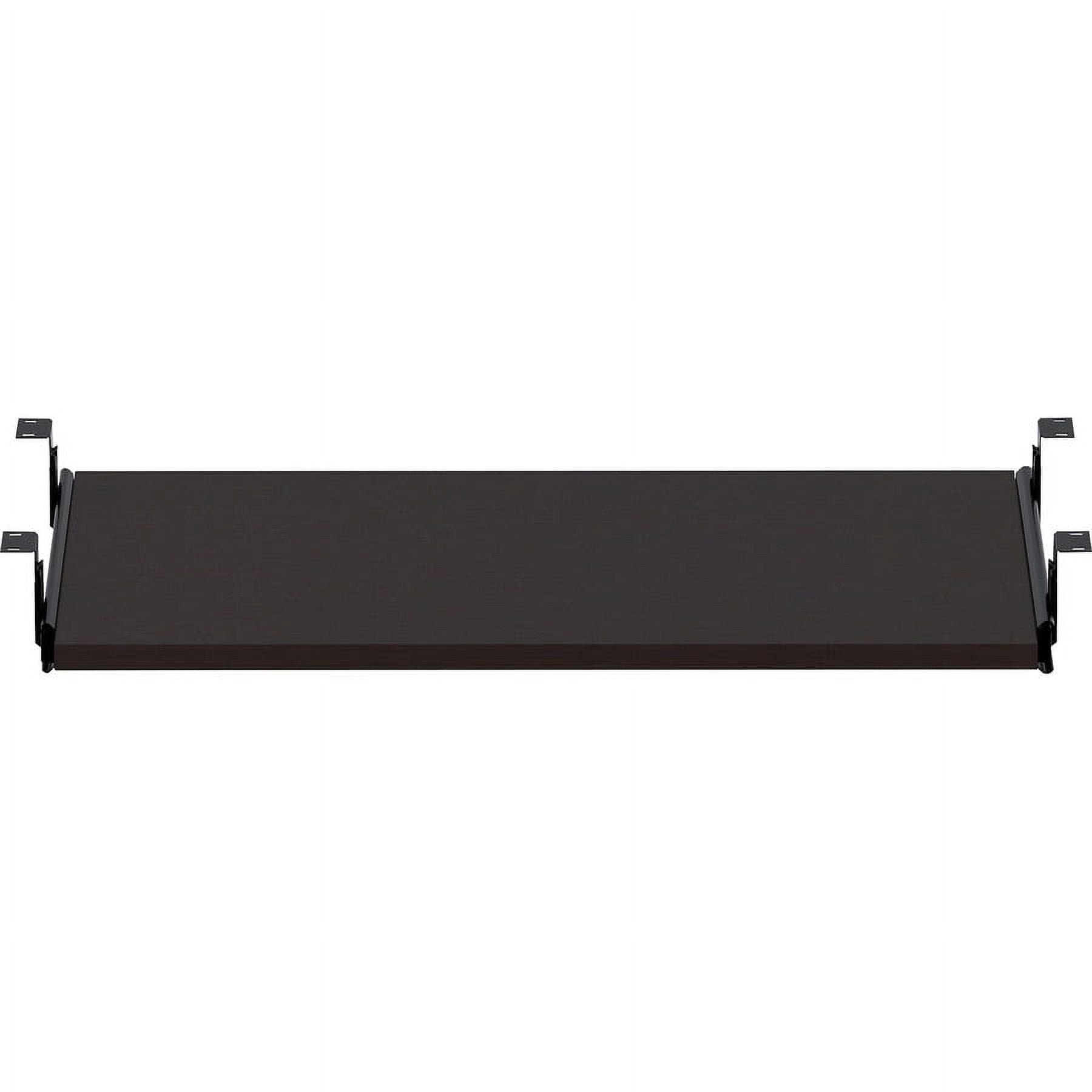 Lorell Essential Series Keyboard Tray - 26" X 15" X 0.8" - Finish: Espresso