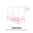 thumbnail image 5 of DHP Canopy Metal Bed, Twin, Pink, 5 of 10