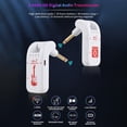 thumbnail image 2 of 2.4G Wireless Guitar System Rechargeable Guitar Transmitter Receiver Set for Electric Guitar Bass Electric Wind Instruments Plug and Play 48K/16bit Real-time Transmission 282 Degree Rotatable Plug, 2 of 9