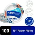 thumbnail image 3 of (3 pack) Dixie Disposable Paper Plates, 10", Multi-Color, 100 Count, 3 of 14