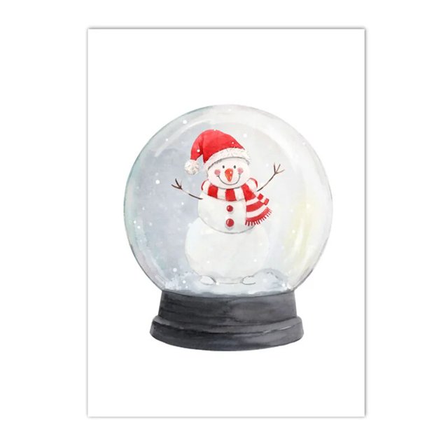 Cuadro sobre lienzo de árbol de Navidad para decoración del hogar, carteles nórdicos e impresiones, imagen de pared para habitación de bebés y niños, ciervo, camión, zorro, arte de pared, regalo