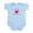 Sky Blue, variant on CafePress - Nana's Little Angel Infant Bodysuit - Baby Light Bodysuit, Size Newborn - 24 Months