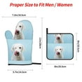 thumbnail image 2 of Naloa Puppy Licks Nose Oven Mitts and Pot Holders 4 pcs Set, Cooking Baking Grilling Kitchen Oven Glove for Cooking, 2 of 6