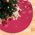 thumbnail image 5 of FMSHPON Romantic Hearts Xmas Christmas Tree Skirt Stand Mat for Holiday Party Decoration Indoor Outdoor 36 inches, 5 of 6