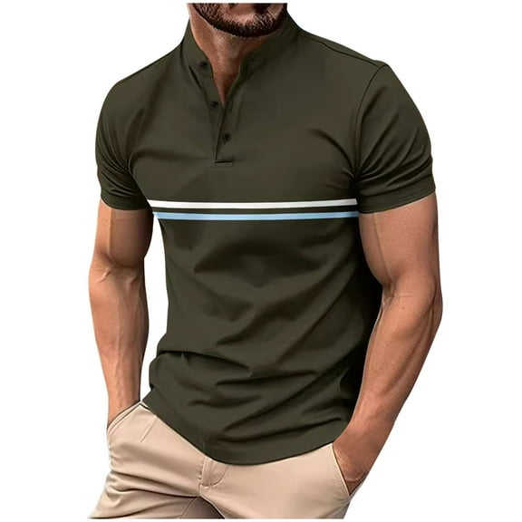 Short Sleeve Shirts for Men Men Button Up Shirts Short Sleeve Mens Short Sleeve Cotton Shirts Button Up Summer Shirt Men Shop All