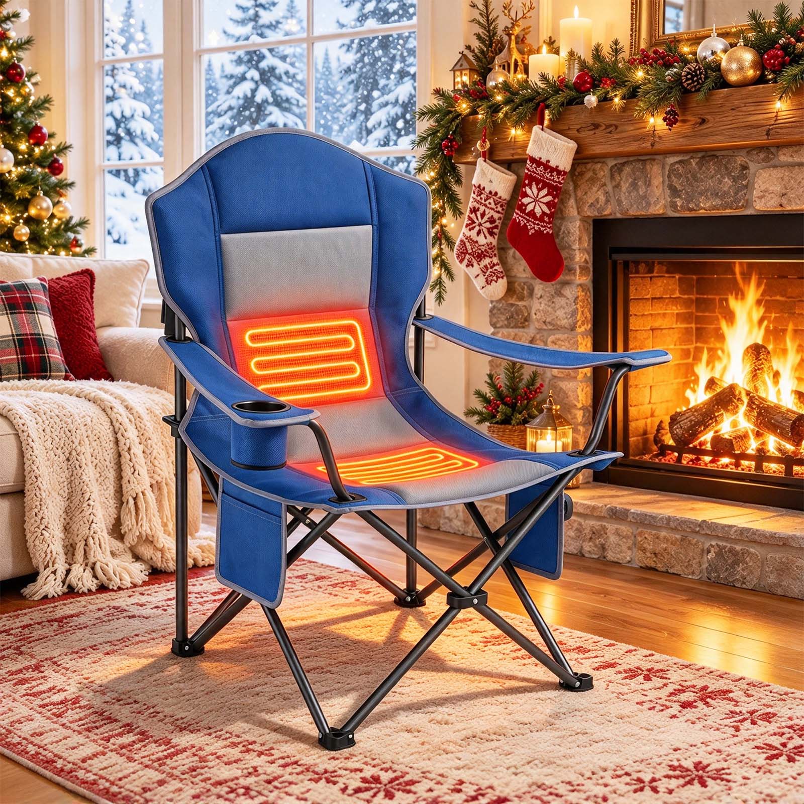 Simenmax Heated Camping Chair with USB Power photo 6