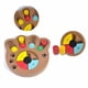 thumbnail image 2 of Juego de estrategia de inteligencia para perros, juguete interactivo de escondite y comida lenta, rompecabezas de madera para perros y gatos (huella de pata), 2 of 5