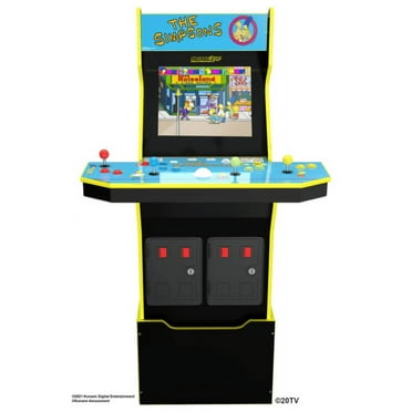 Arcade1Up The Simpsons Arcade Machine - 4 Player with Riser, Marquee and Stool