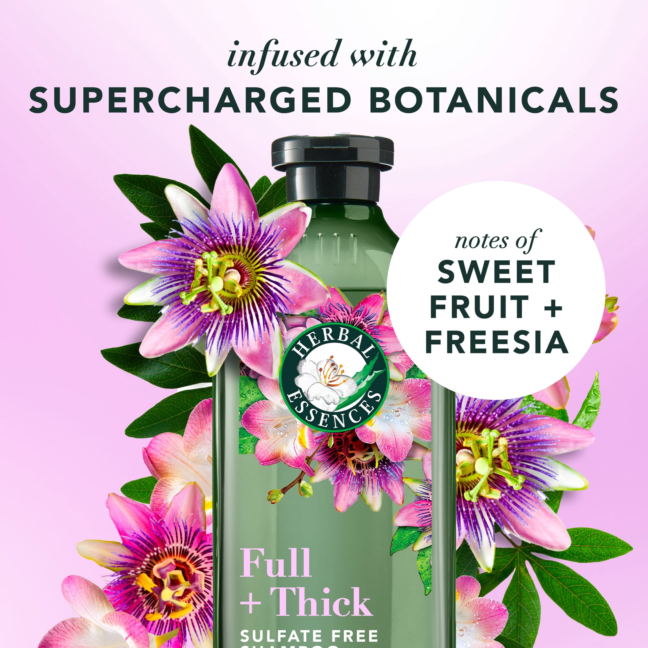 Herbal Essences Full + Thick Passionflower Shampoo and Conditioner Dual Pack, 13.5 fl oz Each
