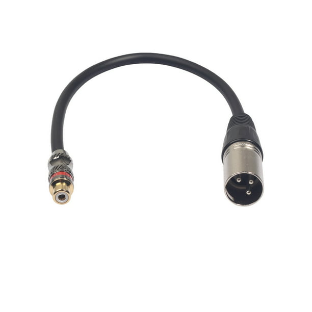 WREA Female to 3 Pin XLR Male Cable Amplifier Subwoofer Mixing Microphone Audio Line - Walmart.com