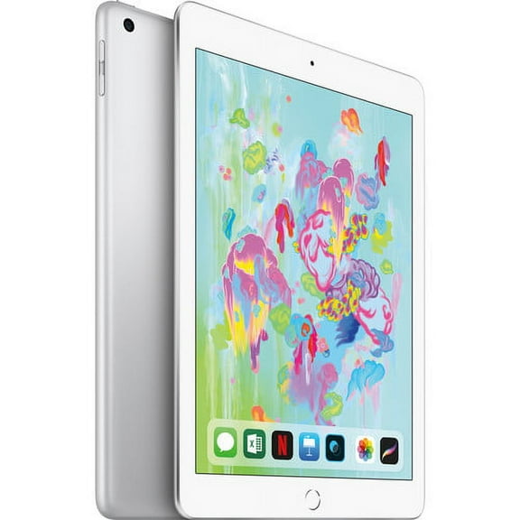 Restored Apple 9.7in iPad (6th Generation, 128GB, Wi-Fi Only, Silver) (Refurbished)