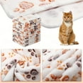 thumbnail image 5 of Btomtd 5pcs Super Soft Fluffy Pet Blanket for Dog and Cats, Washable Flannel Throw Mat for Couch and Bed, Paw Print Pet Planket and Bed Mat for Sleeping, 24"x16", Khaki, 5 of 6