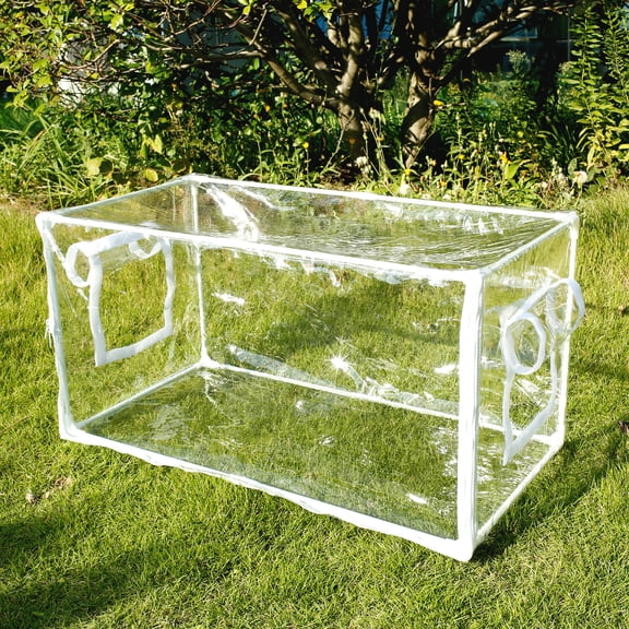 Mini Greenhouse Sturdy Plant Greenhouse Tent with Transparent PVC Cover Portable Small Greenhouse Multipurpose Mini Plant Tent for Indoor and Outdoor Use