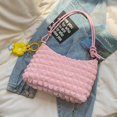 thumbnail image 1 of Bolso de hombro plisado estilo occidental pequeño fresco estilo coreano para mujer 2025 principios de otoño nuevo bolso de bola de masa de axila versátil de moda, 1 of 5