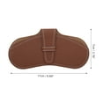 thumbnail image 4 of Unique Bargains 1 Pc Portable Eyeglasses Bag Durable Eyeglasses Storage Brown, 4 of 5