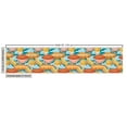 thumbnail image 2 of Ambesonne Vintage Airplane Fabric by the Yard Upholstery, Zeppelin Blimp, 1 Yard, Multicolor, 2 of 4