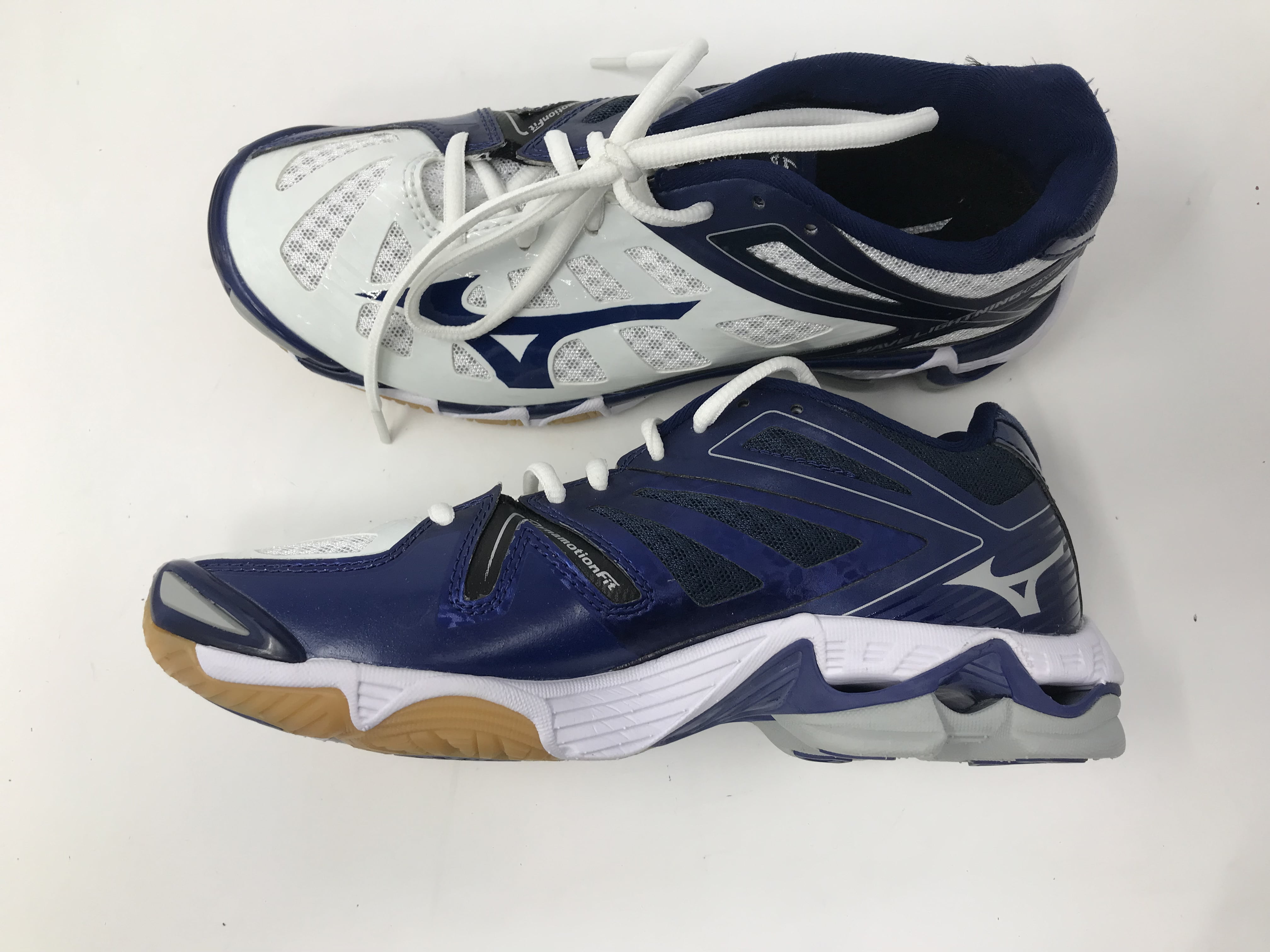 New Mizuno Wave Lightning RX3 Volleyball Shoes Navy/White Womens Size 7  430168 - Walmart.com