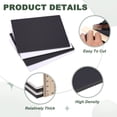 thumbnail image 3 of Uxcell 12Pcs Foam Boards, 406 x 305 x 3/16" (5mm)  Thick Foam Core Board Polystyrene Mat Sheet Double Sided Poster Foamboard Making for Mounting Crafts Paintings Prints Art, Black, 3 of 7
