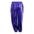 thumbnail image 5 of Aocisk Childrens Dance Pants Bronzed Bright Straight Stretch Closing Performance Girls Trousers Blue 3-4 Years, 5 of 5