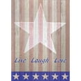 thumbnail image 3 of Allen, Kimberly 11x14 Black Modern Framed Museum Art Print Titled - Live Laugh Love Flag, 3 of 5