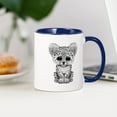 thumbnail image 3 of CafePress - Cute Baby Snow Leopard Cub Ceramic Mug - 11 oz Ceramic Mug - Novelty Coffee Tea Cup, 3 of 4