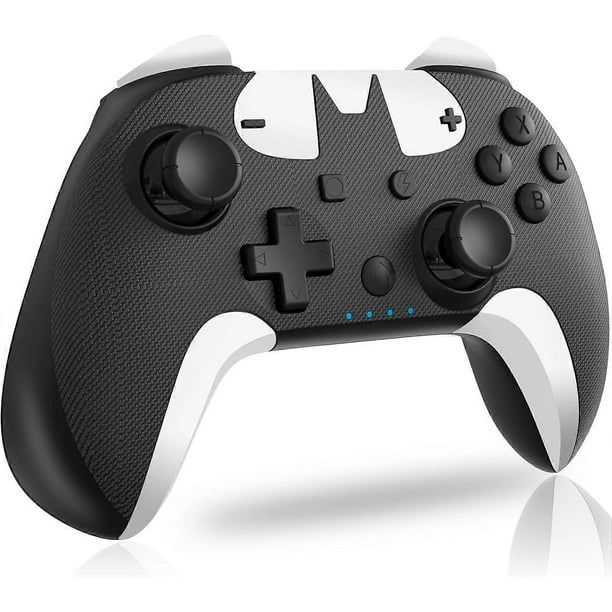 Switch Controller - Wireless Switch Controller for Switch/Switch OLED/Switch Lite with Macro Button(Black Silver)