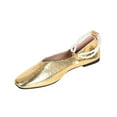 thumbnail image 2 of WHLBF Shoes for Women Casual Plus Size Loafers Solid Color Pearl Chain Buckle Toe Closed Heel Flat Soft Sole Shoes Size 5.5, 2 of 9