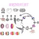 thumbnail image 3 of Pulsera DIY con encanto, cadena de serpiente chapada en plata, kit de fabricación de joyas para niñas Afortunado Sencillez, 3 of 5