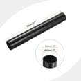 thumbnail image 2 of Uxcell Rigid Round Pipe Black 1.77 x 1.97"(ID*OD) High Impact for Water Pipe Crafts Cable Sleeve, 2 of 7