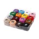 thumbnail image 3 of Xihbxyly Juego de Hilo de Bordar, Carretes de Seda Artificial Premium, Opciones de Colores Vibrantes En Kits Surtidos de 10, 12 y 16, Ideal para Costura y Manualidades, Imprescindible para Costureras, 3 of 7